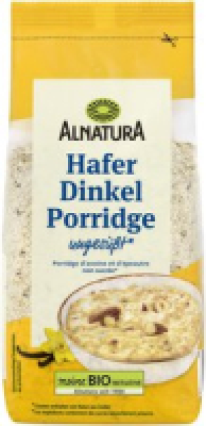 Alnatura Hafer-Dinkel-Porridge unges&uuml;&szlig;t