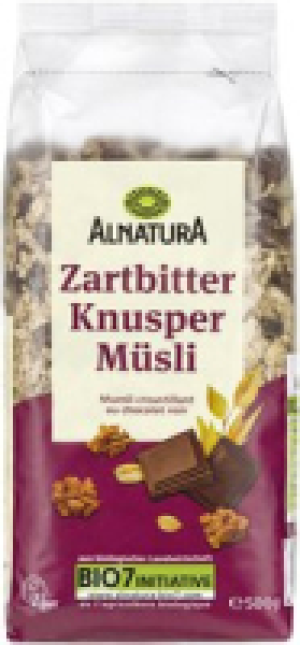Alnatura Zartbitter-Knusperm&uuml;sli