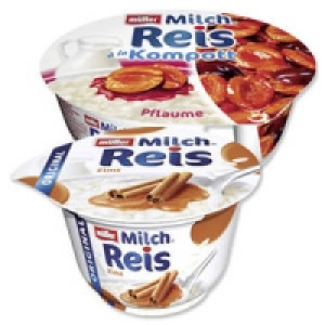 Müller Milchreis oder Milchreis à la Kompott