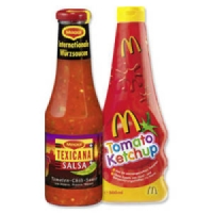 Maggi Internationale Würzsaucen oder Mc Donalds Tomato Ketchup