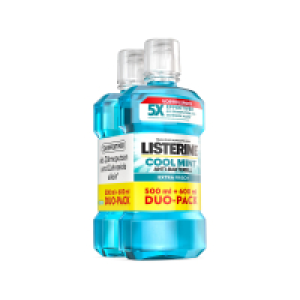 Aldi S&uuml;d  LISTERINE Duopack 500 ml / 600 ml