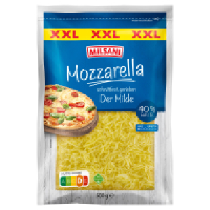 MILSANI Mozzarella gerieben 40 % 500 g