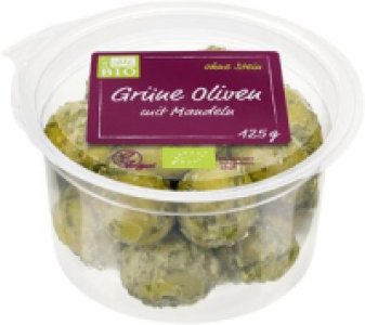 Alnatura 24/7 Bio Gr&uuml;ne Oliven mit Mandeln