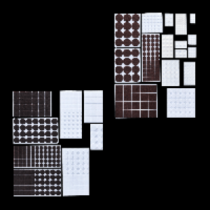 WORKZONE Filzgleiter- / Schutzpuffer-Set