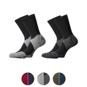 CRANE Damen-/Herren-Outdoor-Sportsocken, 2er-Pack