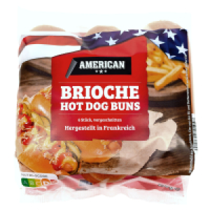 AMERICAN Brioche Hot Dog Roll 270 g