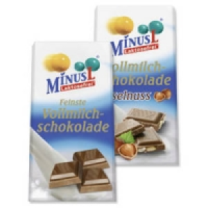 MinusL Feinste Schokolade, Vollmilch oder Vollmilch-Nuss