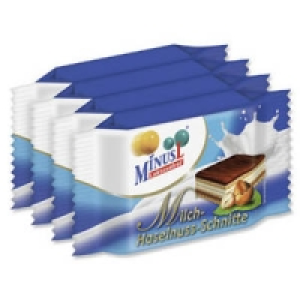 MinusL Milch-Haselnuss-Schnitte