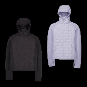 CRANE Gesteppte Fleecejacke