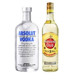 Absolut Vodka oder Havana Club Rum 3 Jahre