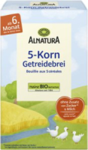 Alnatura F&uuml;nf-Korn-Getreidebrei
