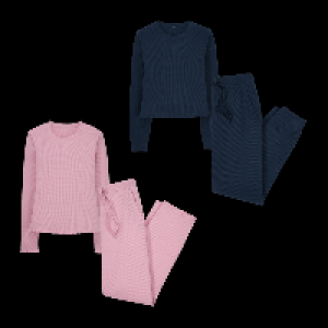 UP2FASHION Pyjama, Waffelstruktur