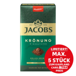Kaufland  JACOBS Kr&ouml;nung oder CAF&Eacute; HAG Kaffee