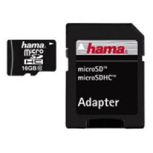 Highspeed microSDHC-Karte 16 GB mit Adapter 9.99&nbsp;&euro;