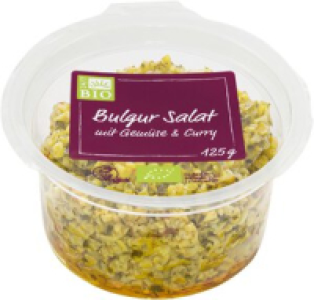 24/7 Bio Bulgur-Salat mit Gem&uuml;se und Curry