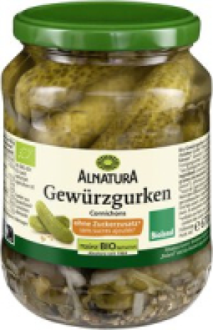 Gew&uuml;rzgurken ohne Zuckerzusatz 3.49&nbsp;&euro;