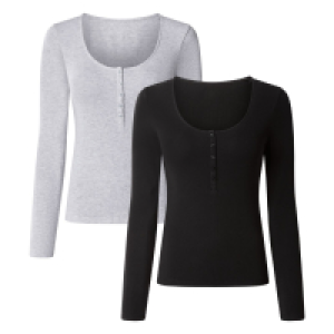ESMARA&reg; Damen-Langarmshirt gerippt