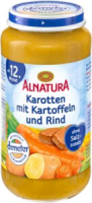 Alnatura Alnatura Karotten mit Kartoffeln und Rind