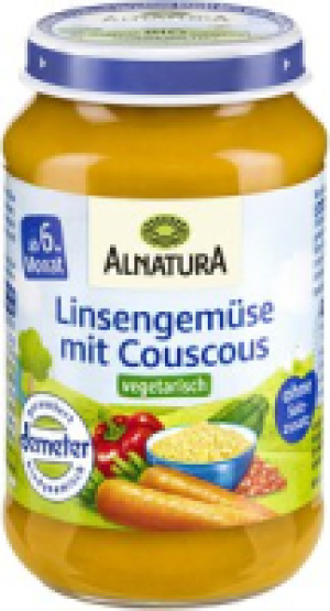 Alnatura Linsengem&uuml;se mit Couscous