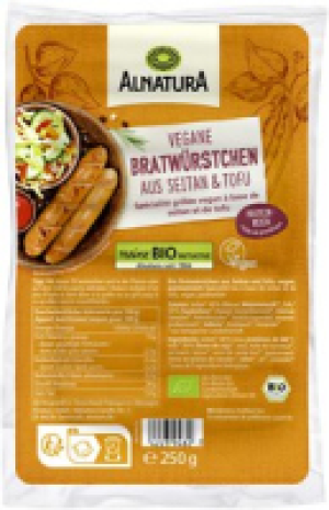 Vegane Bratw&uuml;rstchen aus Tofu und Seitan (ungek&uuml;hlt) 3.29&nbsp;&euro;