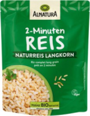 Alnatura 2-Minuten-Reis Naturreis Langkorn