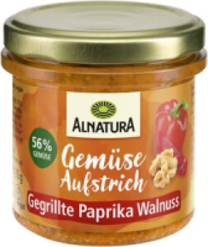 Alnatura Alnatura Gem&uuml;seaufstrich Gegrillte-Paprika-Walnuss