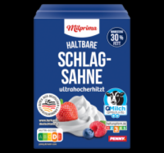 Penny  MILPRIMA Haltbare Schlagsahne