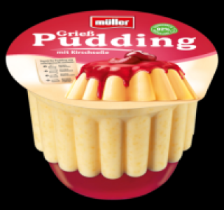 M&Uuml;LLER Pudding mit So&szlig;e
