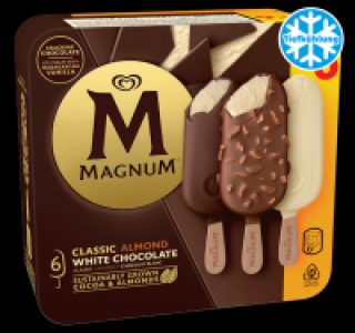 MAGNUM Stieleis Classic, Almond und White Chocolate