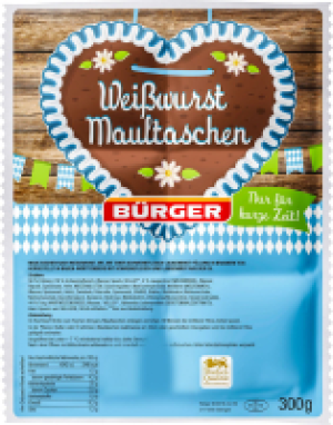 Kaufland  B&Uuml;RGER Maultaschen