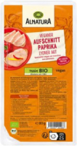 Alnatura Alnatura Veganer Aufschnitt Paprika Lyoner Art