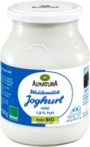 Alnatura Weidemilch-Joghurt 1,8 % Fett im Mehrwegglas
