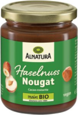 Alnatura Alnatura Haselnuss-Nougat-Creme, vegane Rezeptur