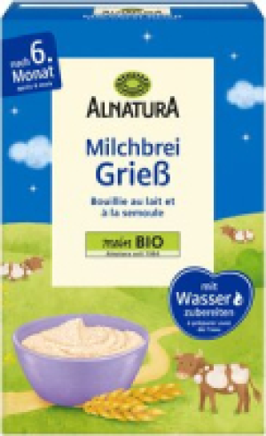 Alnatura Milchbrei Grie&szlig;