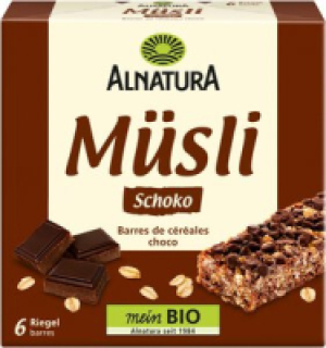Alnatura M&uuml;sliriegel Schoko (6er-Pack)