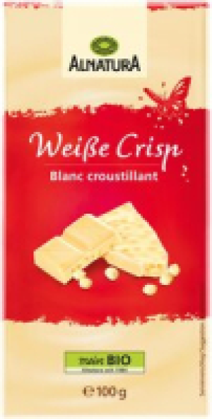 Alnatura Schokolade Wei&szlig;e Crisp