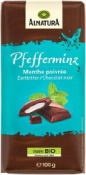 Alnatura Pfefferminz Schokolade Zartbitter