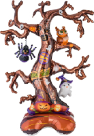 Halloween-Folienballon Baum