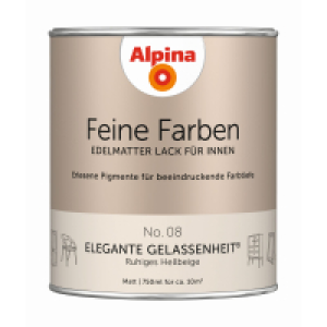 Toom Baumarkt Alpina Feine Farben Elegante Gelassenheit hellbeige matt 750 ml