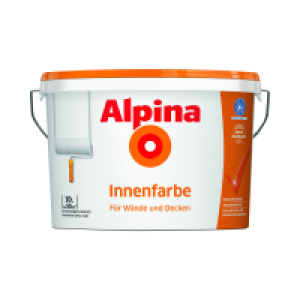 Toom Baumarkt Alpina Innenfarbe schneewei&szlig; matt 10 l