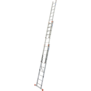 Krause Vielzweckleiter mit Treppenfunktion Tribilo 3 x 10 Sprossen