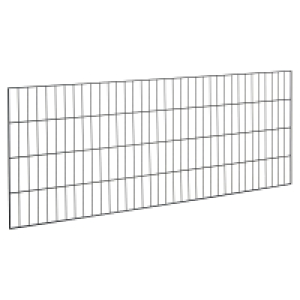 Einstabmattenzaun Bent Stahl anthrazit 200 x 80 cm