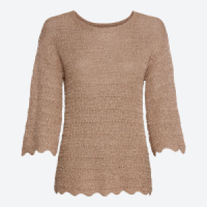 Damen-Pullover im geh&auml;kelten Design