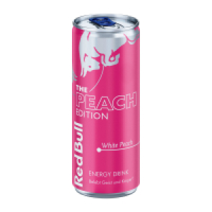 Aldi Nord Red Bull RED BULL Energydrink White Peach