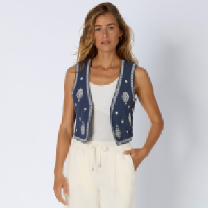 Damen-Weste mit Stickerei