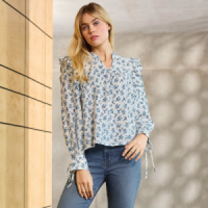 NKD  Damen-Bluse mit Blumenmuster