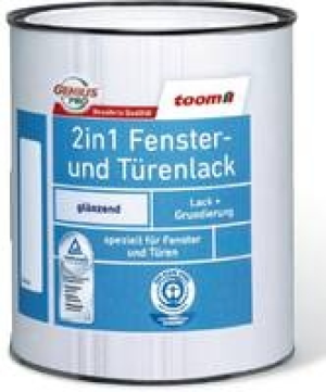 2in1 Fenster- und Türenlack 375 ml 10.99 €