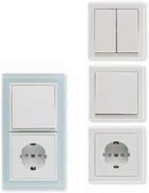 Schalterserie Design-Line, Rahmen, 3-fach, Edelstahl 41.99&nbsp;&euro;