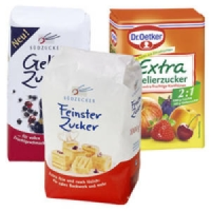 S&uuml;dzucker Feinster Zucker, Gelierzucker 3 : 1 oder Dr. Oetker Gelierzu