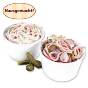 Fleischsalat oder Wurstsalat